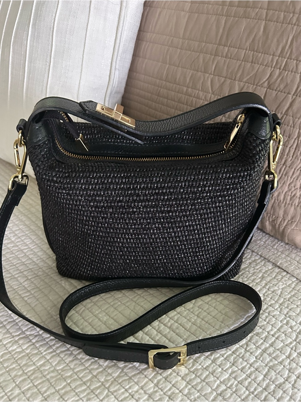 Viola Castellini Leather Handbag.. NWO Tags